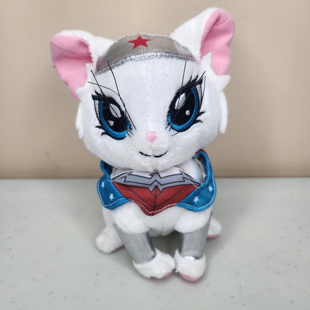 DC Comics Pawzplay Wonder Woman Diana the Persian Kitty Plush